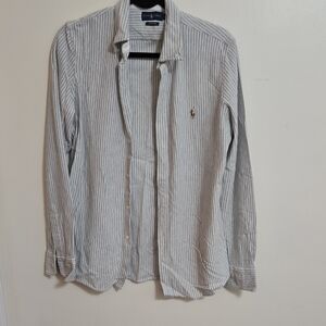 Polo Ralph Lauren NWOT Grey Women' Oxford Shirt